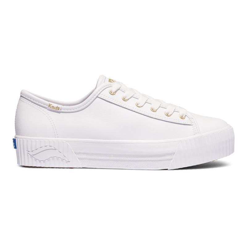 Keds Triple Kick AMP Nahkaiset Naisten Leather Sneakers Valkoinen | XIOV83706