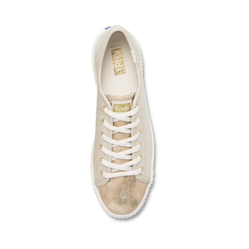 Keds Triple Kick AMP Shine Metallic Gold Naisten Platform Sneakers Kultaiset | SJHD60941