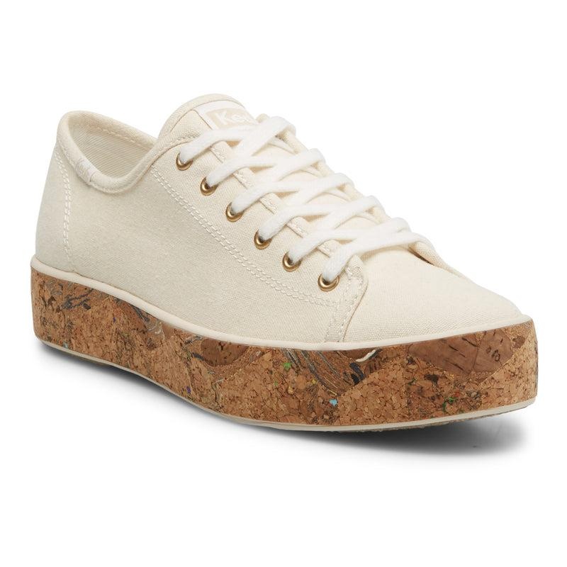 Keds Triple Kick Canvas Cork Foxing Natural Naisten Platform Sneakers Beige | KLDX06254