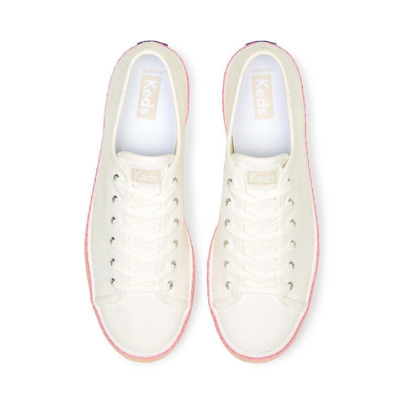 Keds Triple Kick Canvas Jute Foxing Naisten Canvas Pinkki | VPMY52743