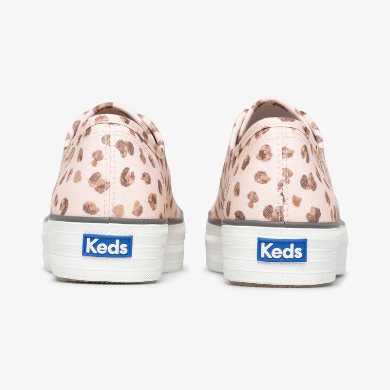 Keds Triple Kick Leopard Canvas Naisten Prints Pink/Multicolor | GHJU98127