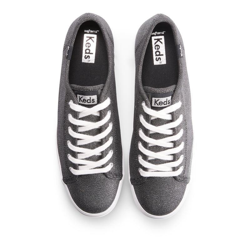 Keds Triple Kick Metallic Pewter Naisten Platform Sneakers Mustat | HOAP71348