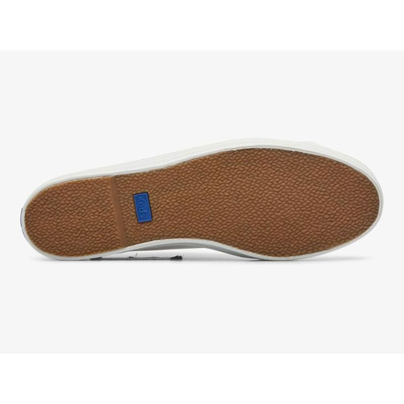 Keds Triple Kick Mule Nahkaiset Naisten Mokkasiinit Valkoinen | ZTDQ35480