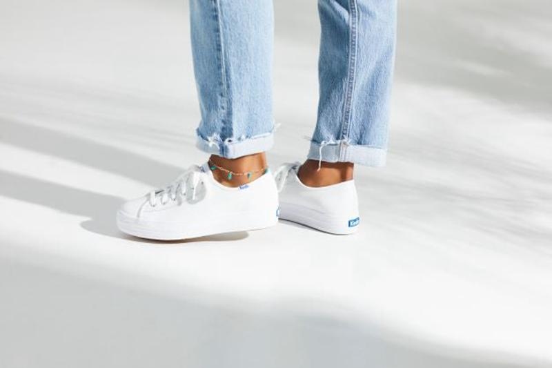 Keds Triple Kick Nahkaiset Naisten Leather Sneakers Valkoinen | NIRT09287