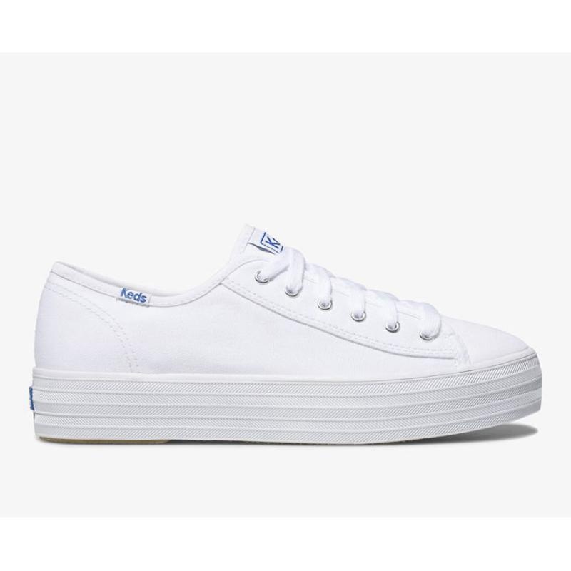 Keds Triple Kick Naisten Platform Sneakers Valkoinen | MOBK47610