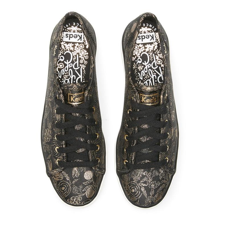 Keds Triple Kick Rifle Paper Co. Colette Jacquard Naisten Prints Mustat | LNBD26531