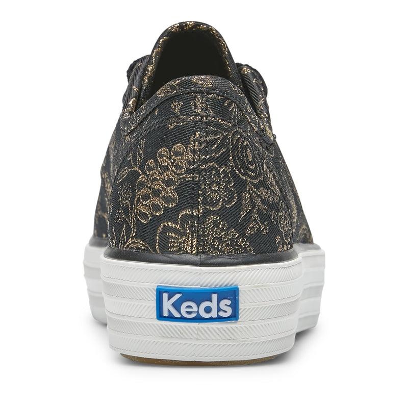 Keds Triple Kick Rifle Paper Co. Colette Jacquard Naisten Prints Mustat | LNBD26531