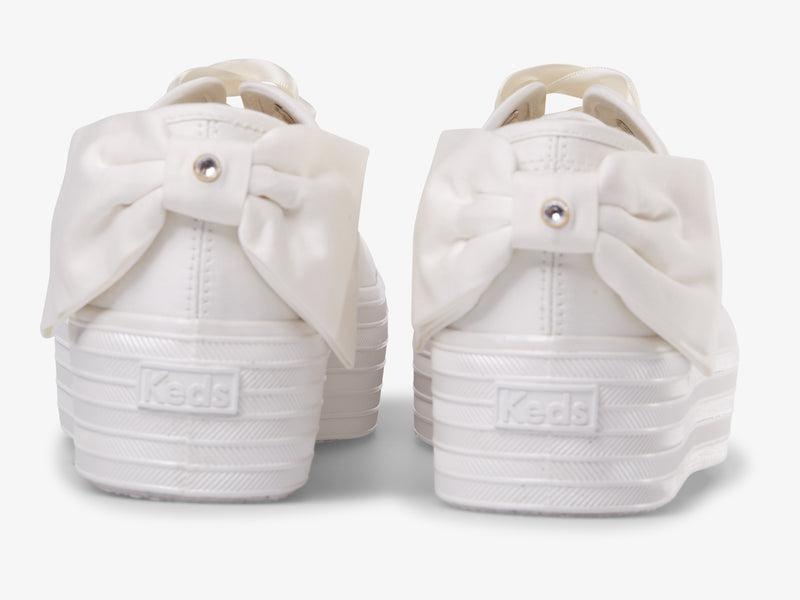 Keds Triple Up Bow Cel Off Naisten Platform Sneakers Valkoinen | CZQI81536