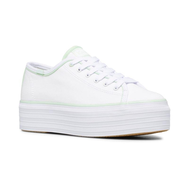 Keds Triple Up Canvas Hits Naisten Canvas White/Mint | IODU15620