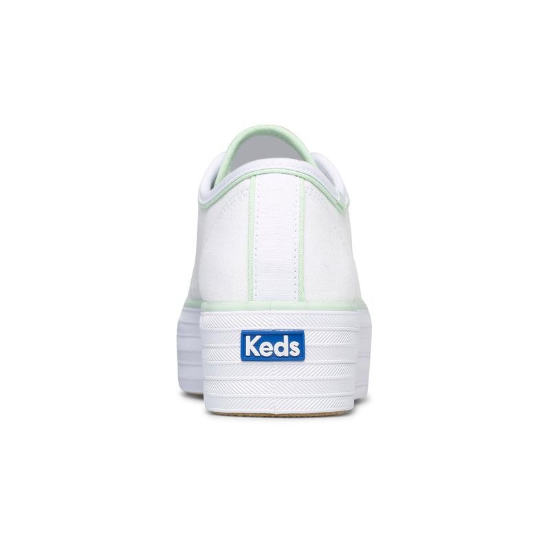 Keds Triple Up Canvas Hits Naisten Platform Sneakers White/Mint | EXLP23597