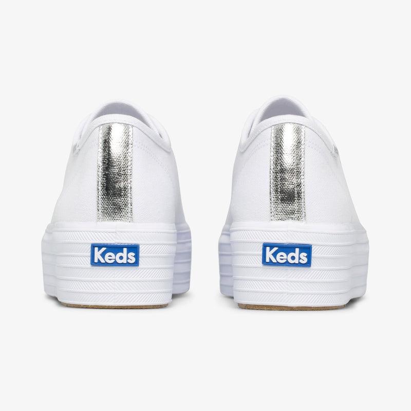 Keds Triple Up Canvas Naisten Platform Sneakers Valkoinen | FGEW20479