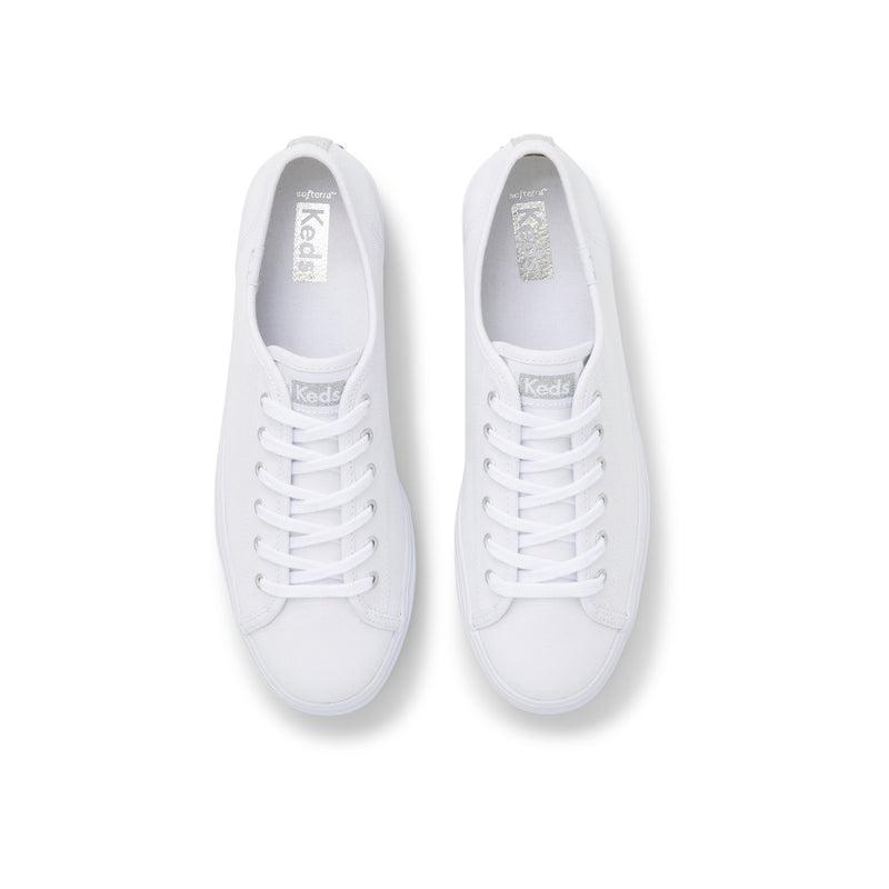 Keds Triple Up Canvas Naisten Platform Sneakers Valkoinen | FGEW20479