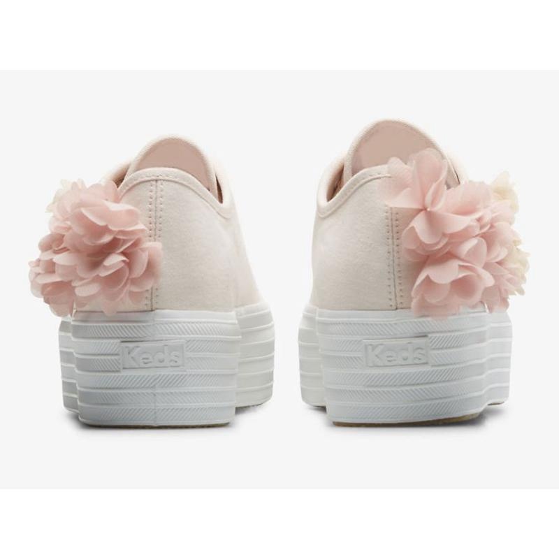 Keds Triple Up Floral Applique Celebrations Naisten Platform Sneakers Pinkki | LRHS53142