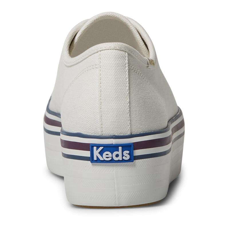 Keds Triple Up Varsity Canvas Naisten Canvas White/Blue | BVLJ13068