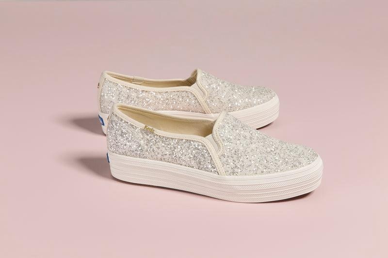 Keds x Kate Spade Triple Decker Naisten Mokkasiinit Kerma Valkoinen | WRTX53798