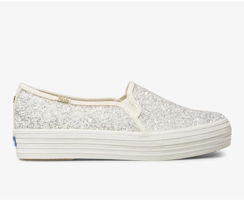 Keds x Kate Spade Triple Decker Naisten Mokkasiinit Kerma Valkoinen | WRTX53798