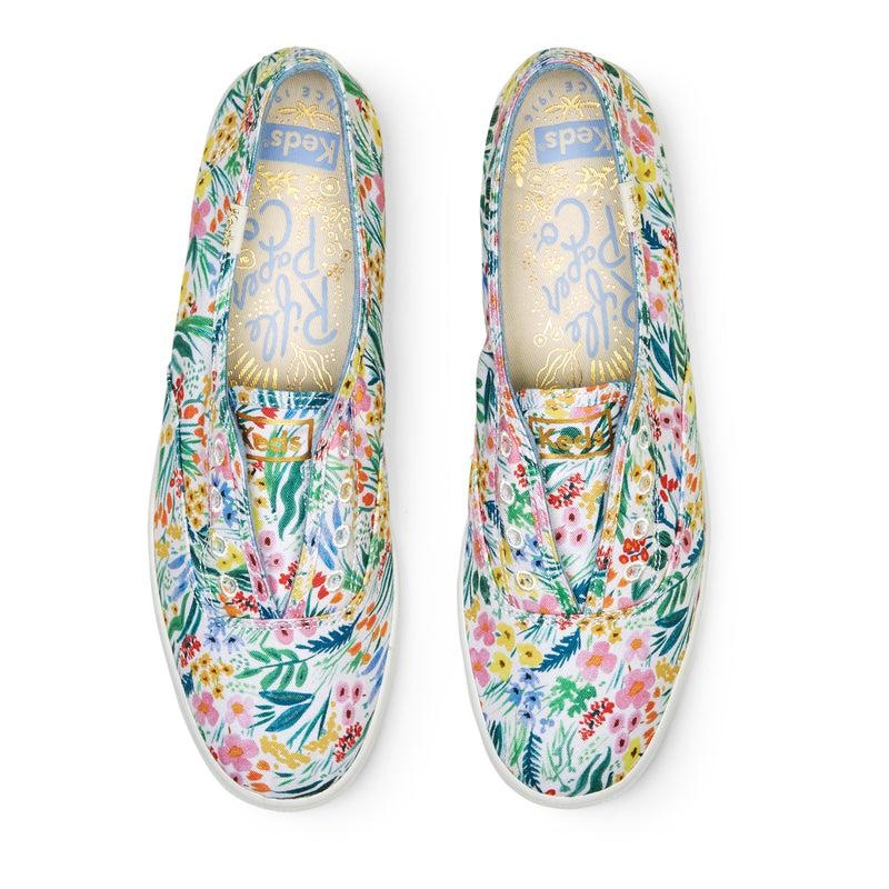 Keds x Rifle Paper Co. Chillax Naisten Canvas White/Multicolor | XWSY48796