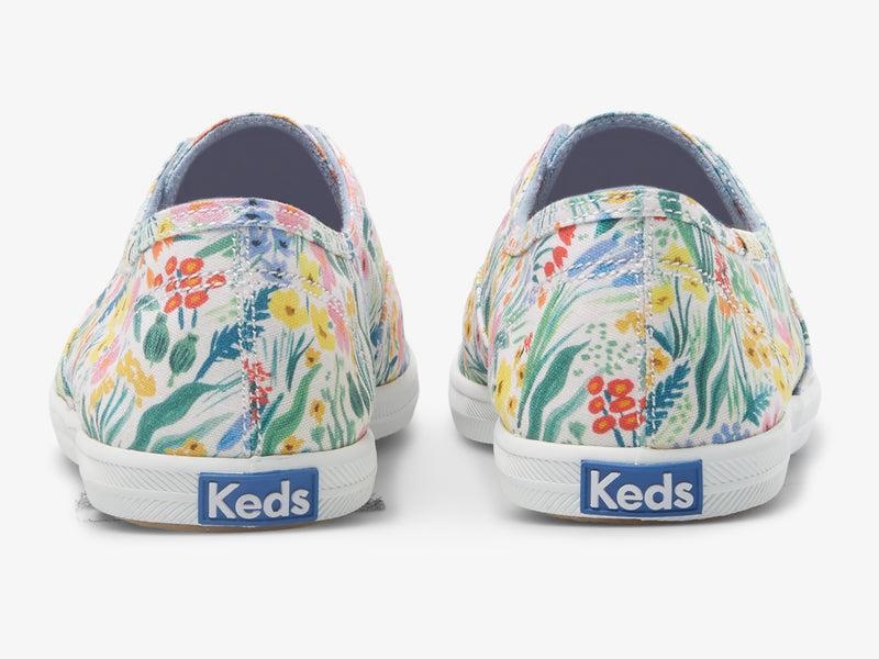 Keds x Rifle Paper Co. Chillax Naisten Canvas White/Multicolor | XWSY48796