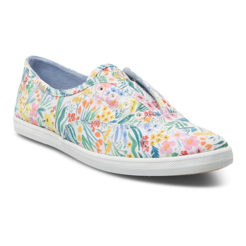 Keds x Rifle Paper Co. Chillax Naisten Canvas White/Multicolor | XWSY48796