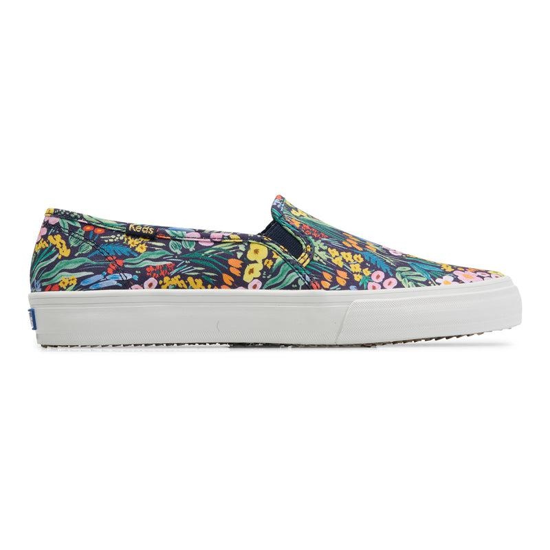 Keds x Rifle Paper Co. Double Decker Naisten Prints Navy/Multicolor | SMDP20817