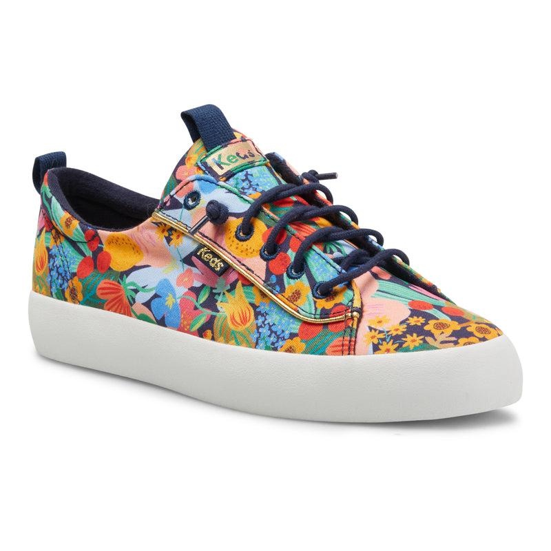 Keds x Rifle Paper Co. Kickback Naisten Mokkasiinit Navy/Multicolor | THPW06973