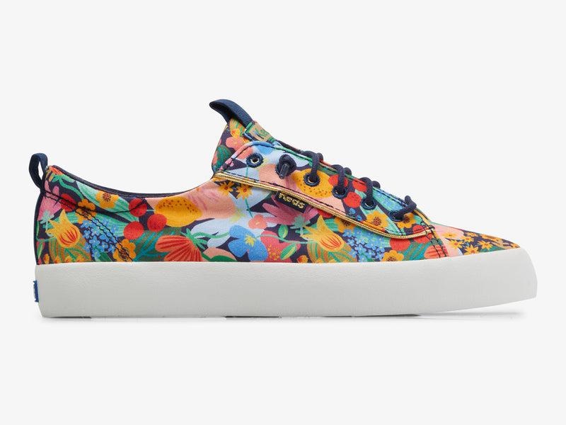 Keds x Rifle Paper Co. Kickback Naisten Mokkasiinit Navy/Multicolor | THPW06973