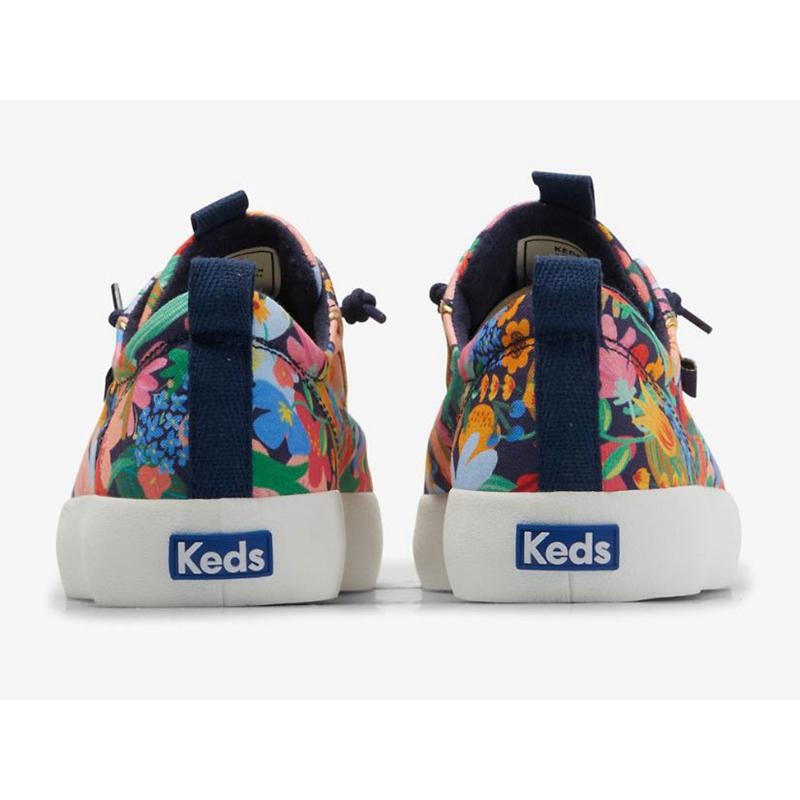 Keds x Rifle Paper Co. Kickback Sicily Naisten Mokkasiinit Laivastonsininen Monivärinen | LJSV47831