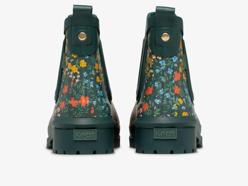 Keds x Rifle Paper Co. Rowan Rain Boot Wildwood Naisten Prints Vihreä | WDEO20341