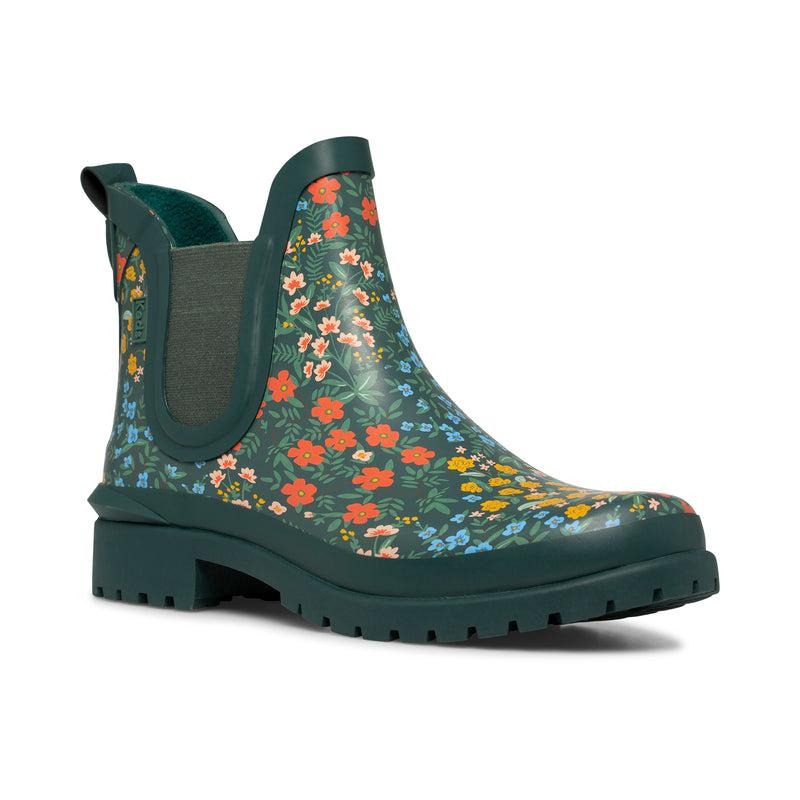 Keds x Rifle Paper Co. Rowan Rain Boot Wildwood Naisten Prints Vihreä | WDEO20341