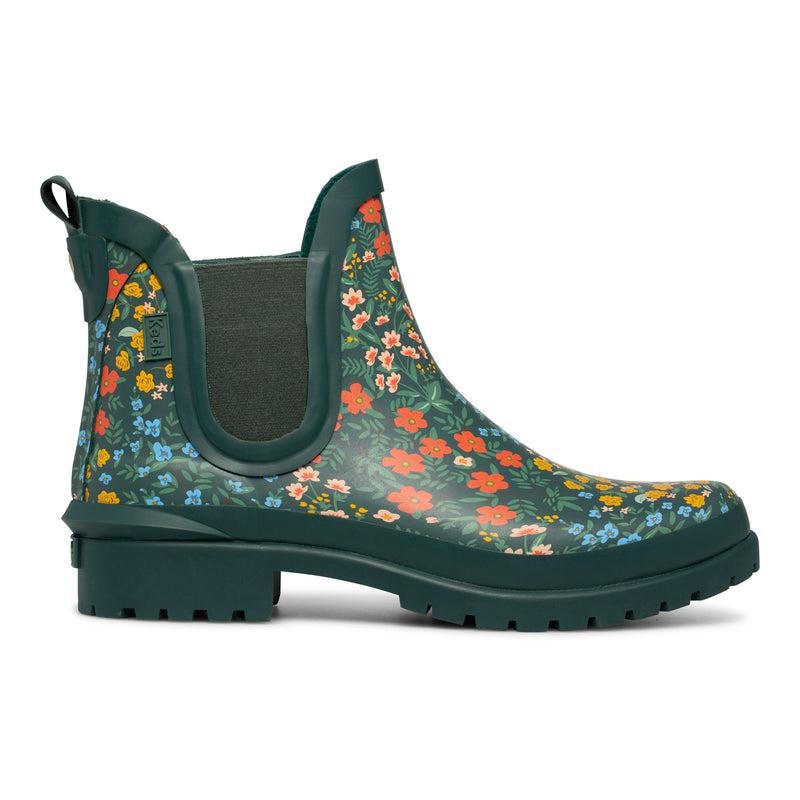 Keds x Rifle Paper Co. Rowan Rain Boot Wildwood Naisten Prints Vihreä | WDEO20341