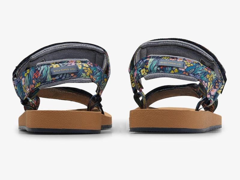 Keds x Rifle Paper Co. Trio Sandal Naisten Prints Laivastonsininen | MDZN32498