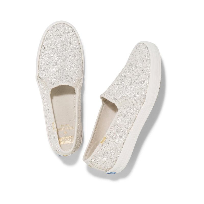 Keds x kate spade Double Decker Naisten Canvas Kerma Valkoinen | JNQS69175