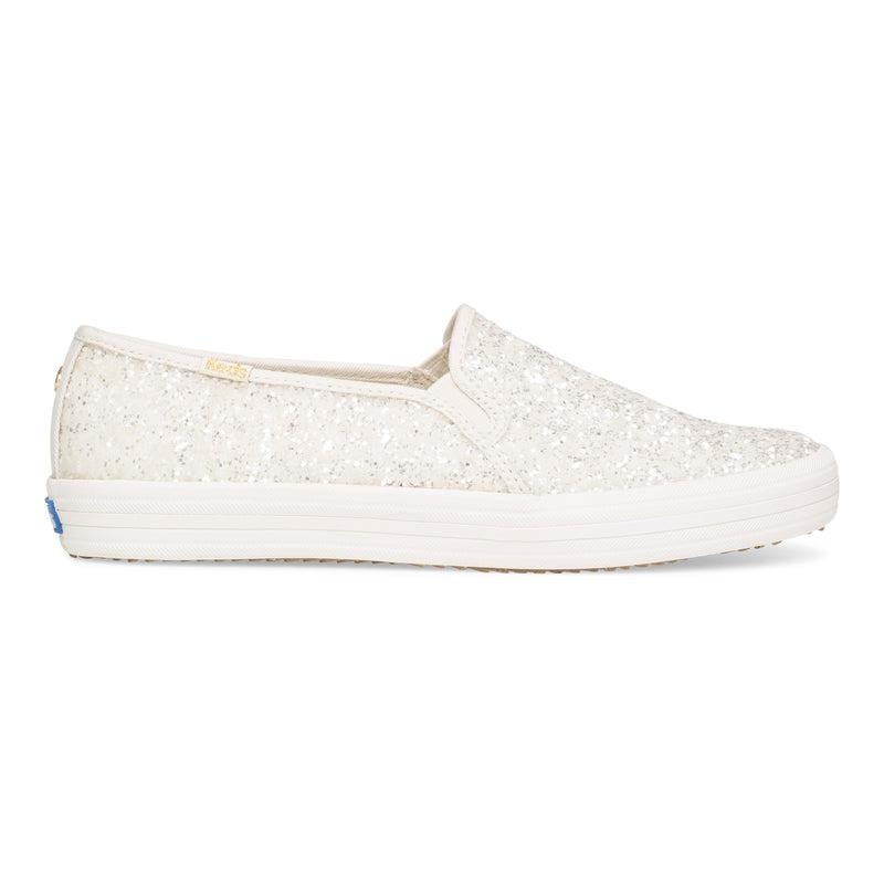 Keds x kate spade Double Decker Naisten Canvas Kerma Valkoinen | JNQS69175