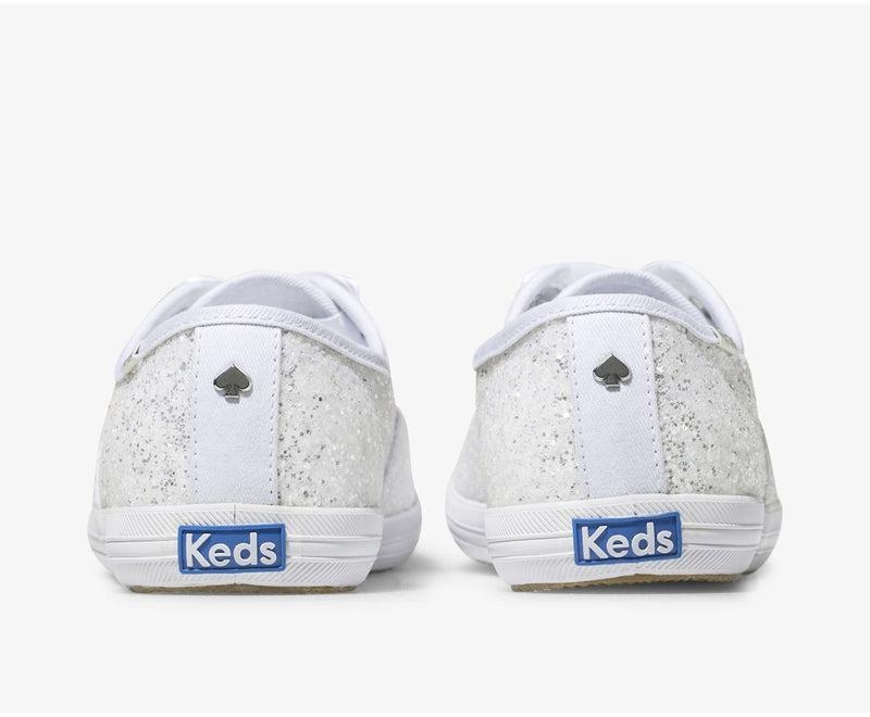 Keds x kate spade new york Champion Glitter Naisten Canvas Valkoinen | ZIMP36149