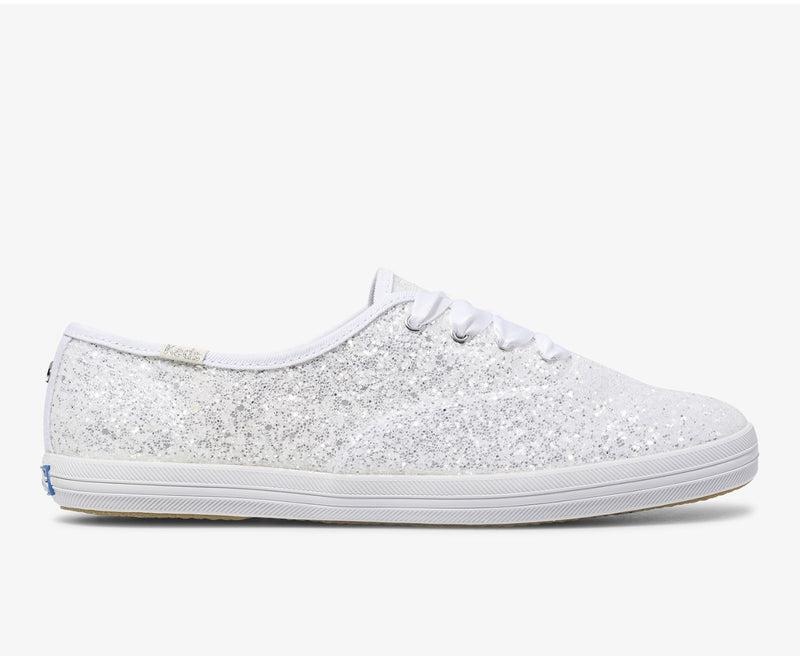 Keds x kate spade new york Champion Glitter Naisten Canvas Valkoinen | ZIMP36149