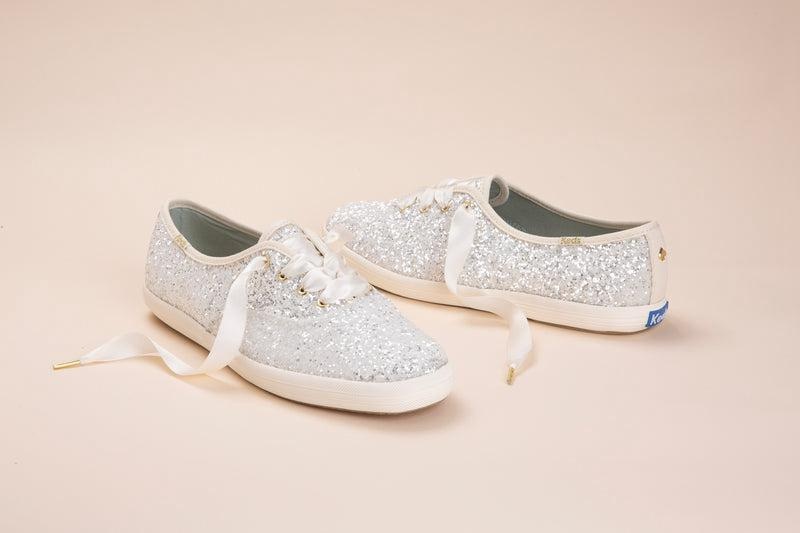 Keds x kate spade new york Champion Naisten Canvas Kerma Valkoinen | POIN97284