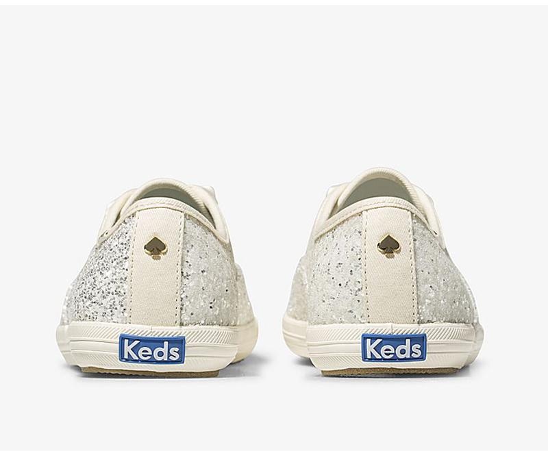 Keds x kate spade new york Champion Naisten Canvas Kerma Valkoinen | POIN97284