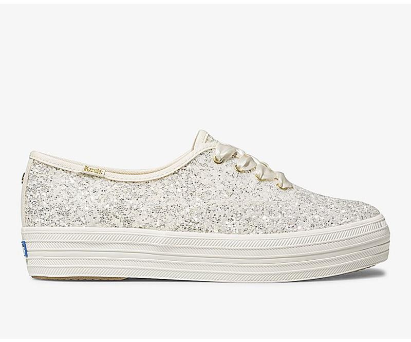 Keds x kate spade new york Triple Naisten Platform Sneakers Kerma Valkoinen | UROE12963